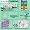 CRAFTILOO 4 Pack Embroidery Kit for Beginners Stamped Cross Stitch Kits for Beginners Needlepoint Kits for Adults Sunflower Cross Stitch Embroidery Kits Needlework Kit DIY Crafts for Woman